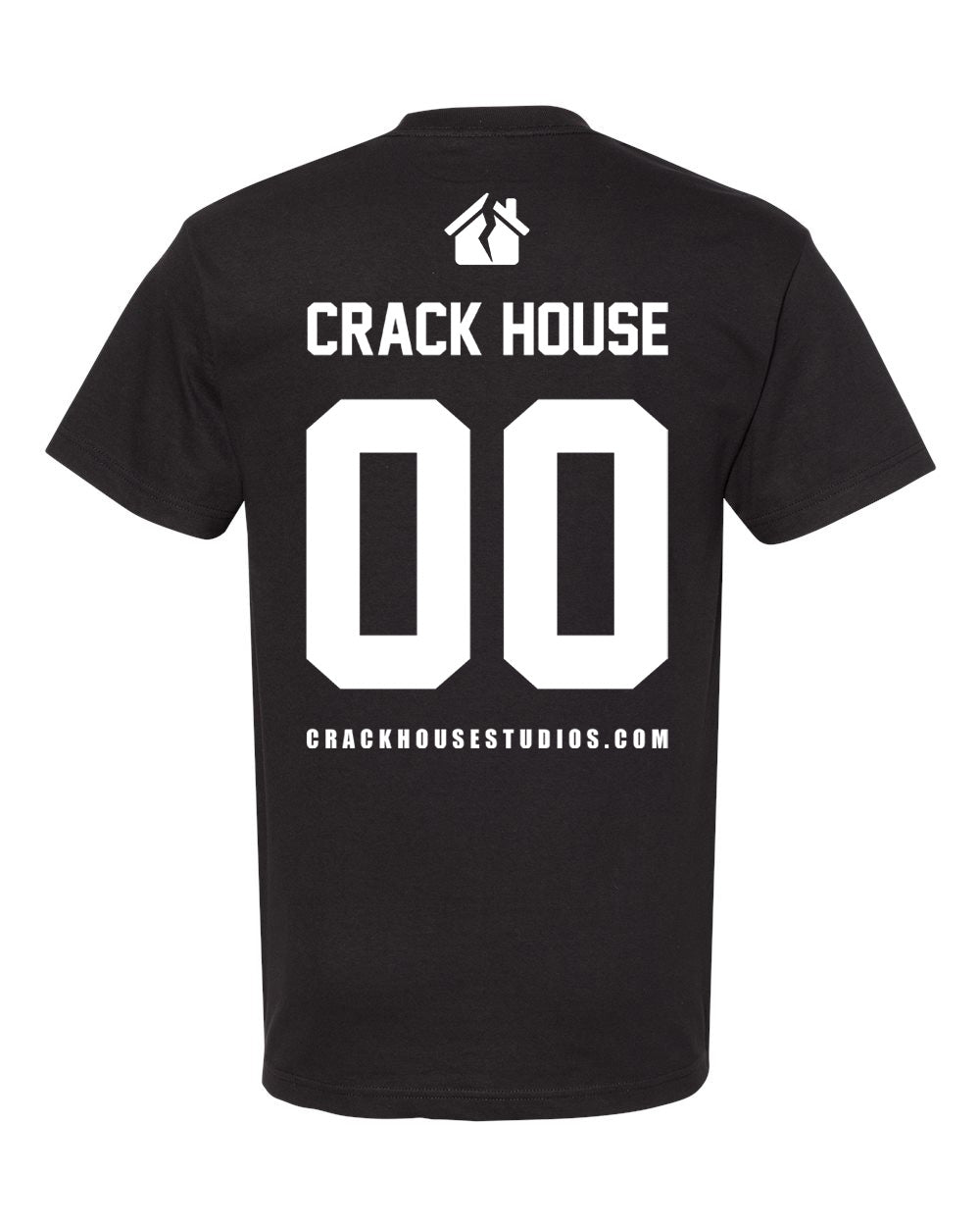 Crack House Studios – Black (Shirt) [Front & Back]