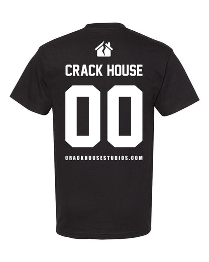 Crack House Studios – Black (Shirt) [Front & Back]