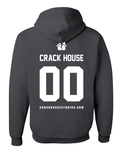 Crack House Studios – Dark Grey (Hoodie) [Front & Back]
