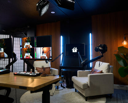Podcast Studio - Recording Session