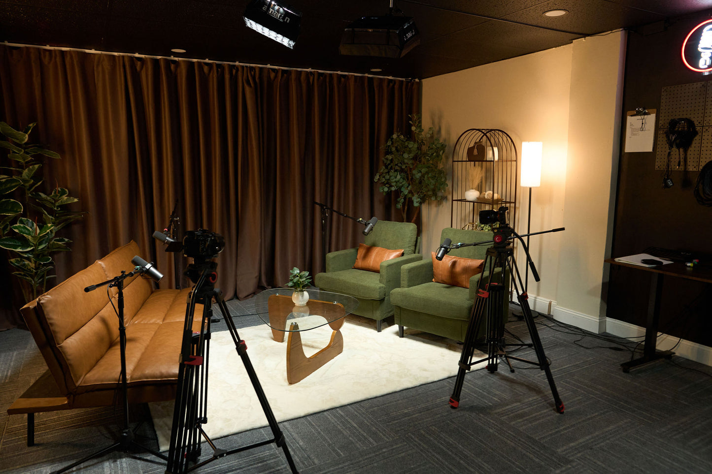 Podcast Studio - Recording Session