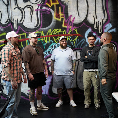 group networking during a professional event at Crack House Studios