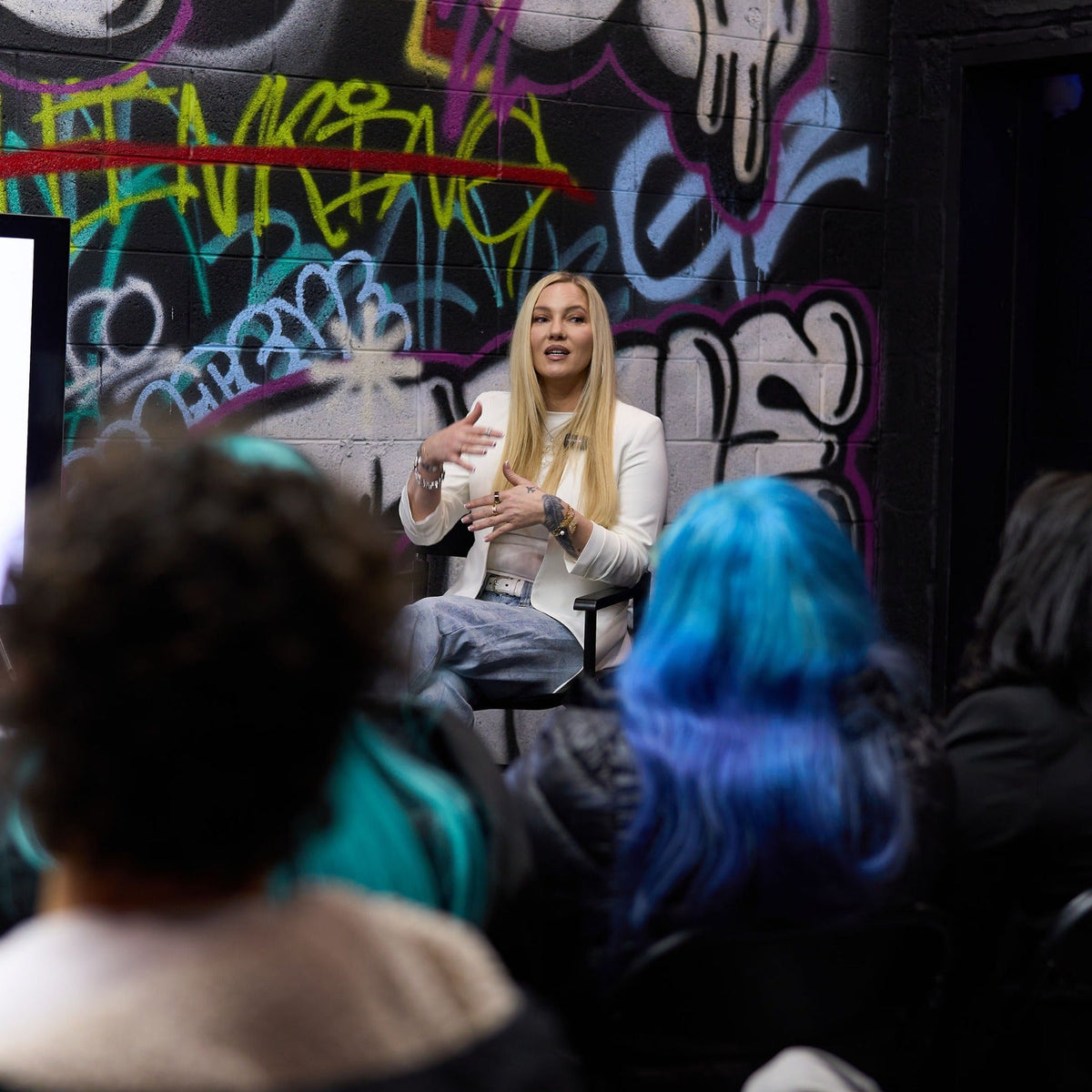 business workshop speaker photographed at Crack House Studios