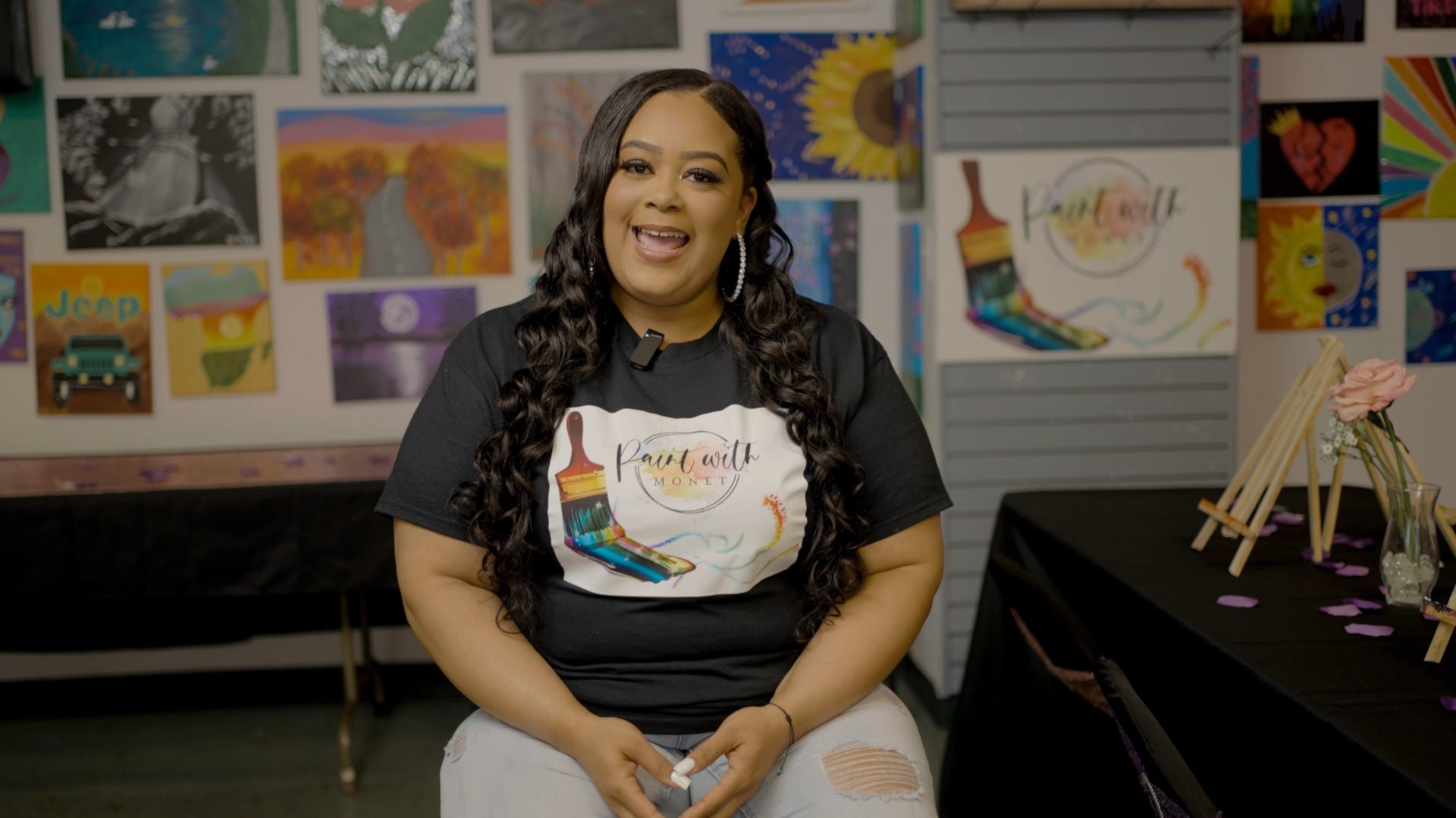 Brand Story Video for Paint with Monet, a Lansing, Michigan art studio offering guided painting classes in a fun, creative, and welcoming environment.