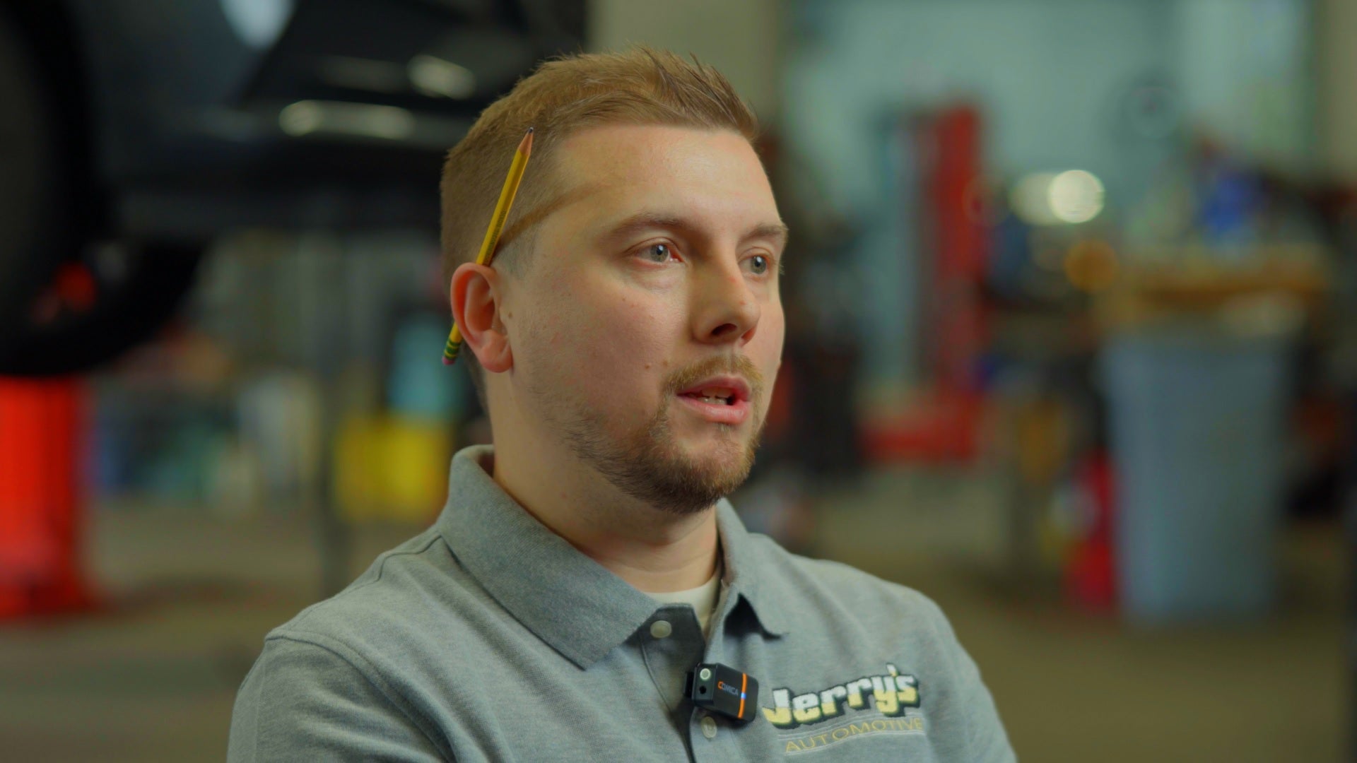 Brand Story Video for Jerry’s Automotive, a family-owned auto repair shop in Lansing, Michigan, showcasing suspension work, brake service, and friendly customer care.